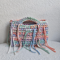 Redfeather Crochet fringed handbag