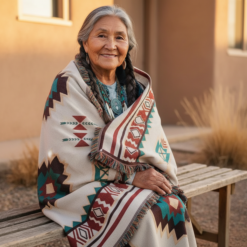 RedFeather Woven Tapestry Blanket