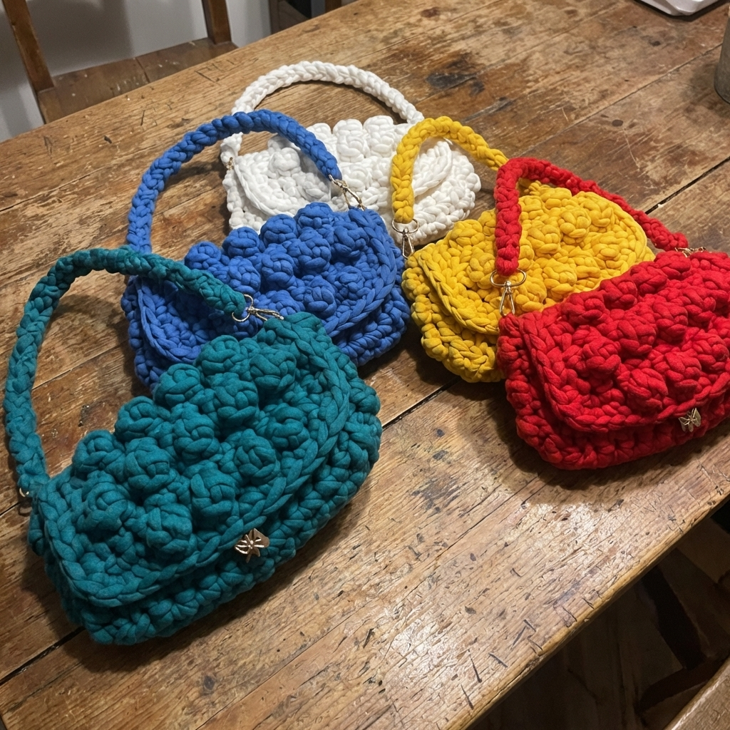 Redfeather Crochet Handbag